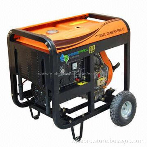 Portable diesel generator, 6000W, 6kW, 6kVA, low noise, CE/GS/EPA certificates